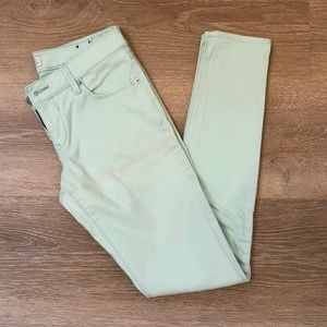 Express Mint Skinny Pants